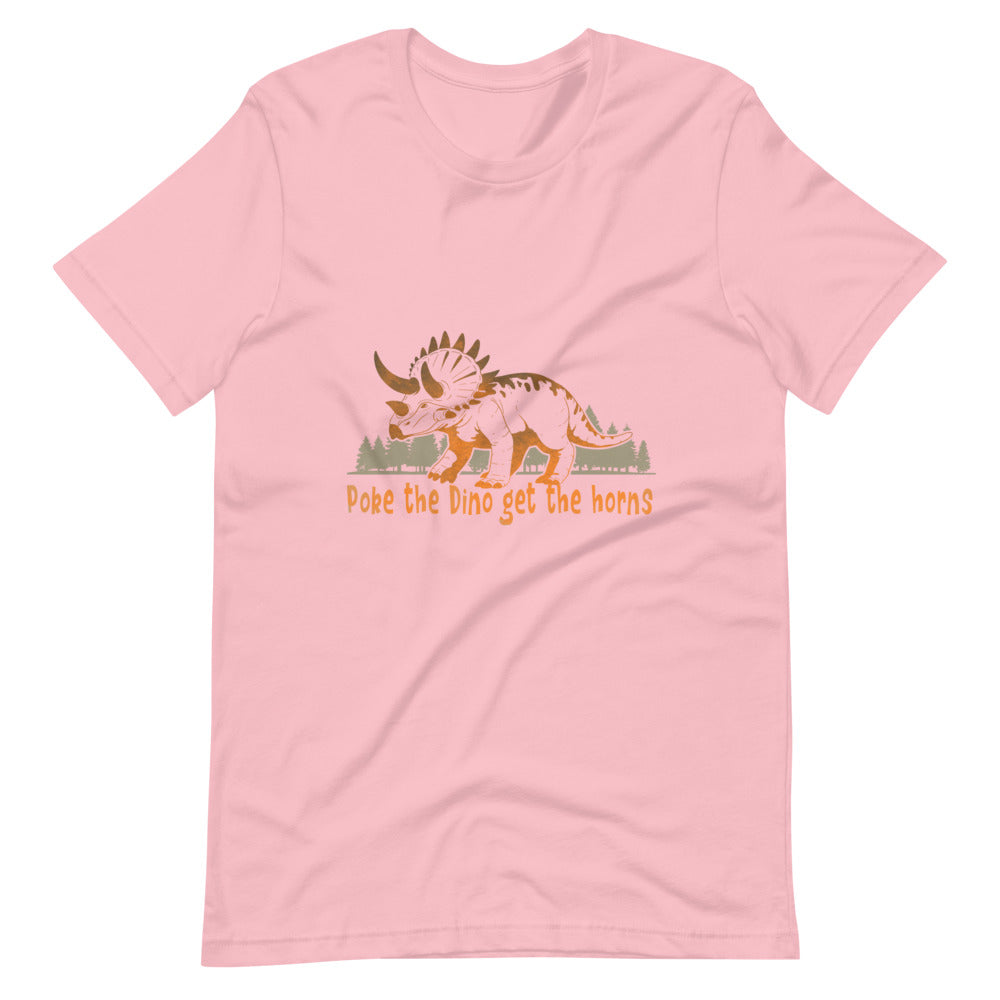 Poke the Dino (Adult) Short-sleeve unisex t-shirt