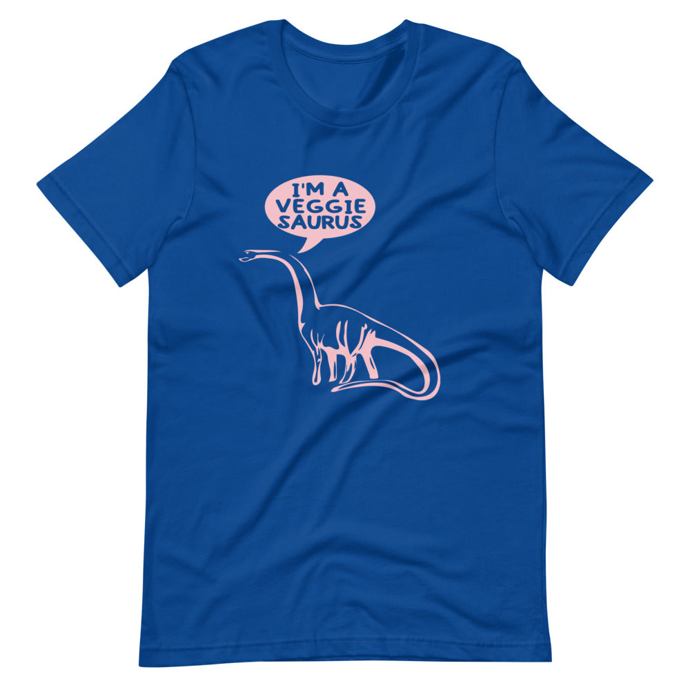 Veggie Saurus Dinosaur (Adult) Short-sleeve unisex t-shirt