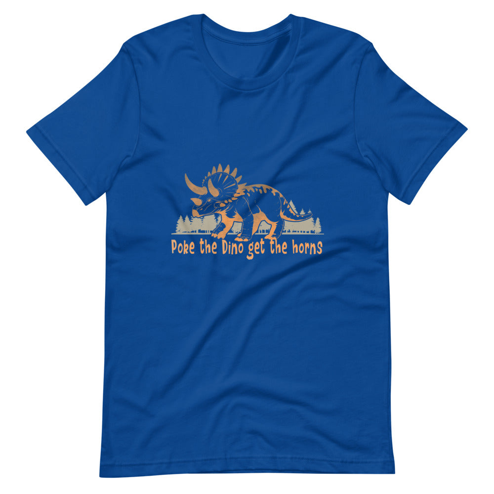 Poke the Dino (Adult) Short-sleeve unisex t-shirt