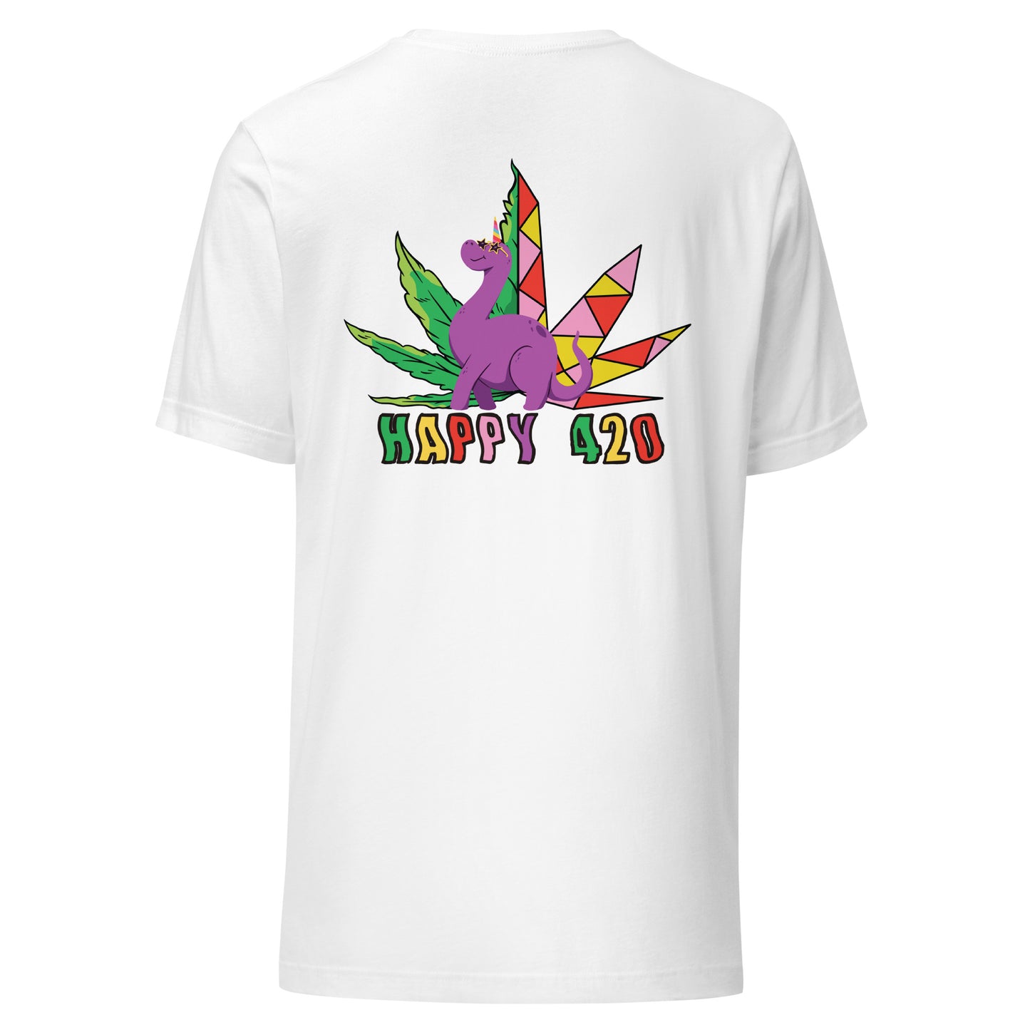 Happy Dinosaur 420 T-shirt