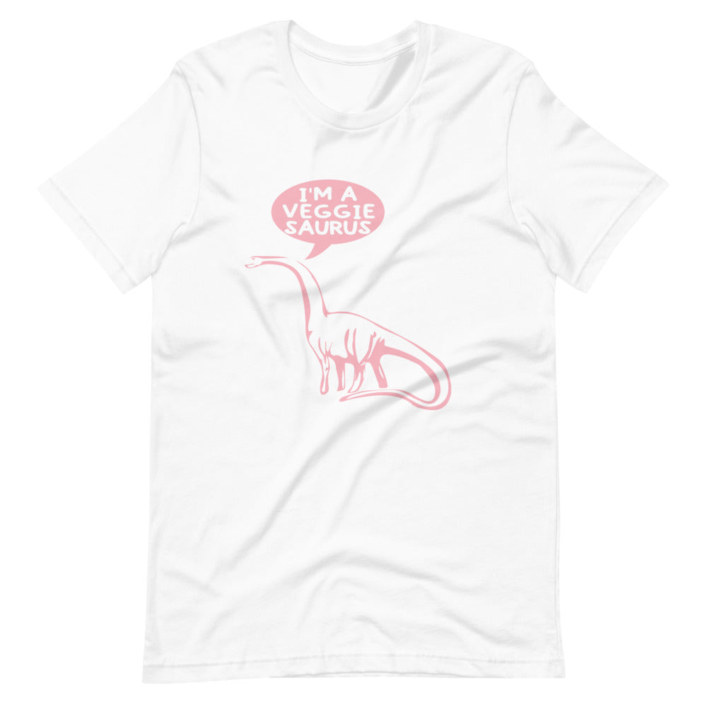 Veggie Saurus Dinosaur (Adult) Short-sleeve unisex t-shirt
