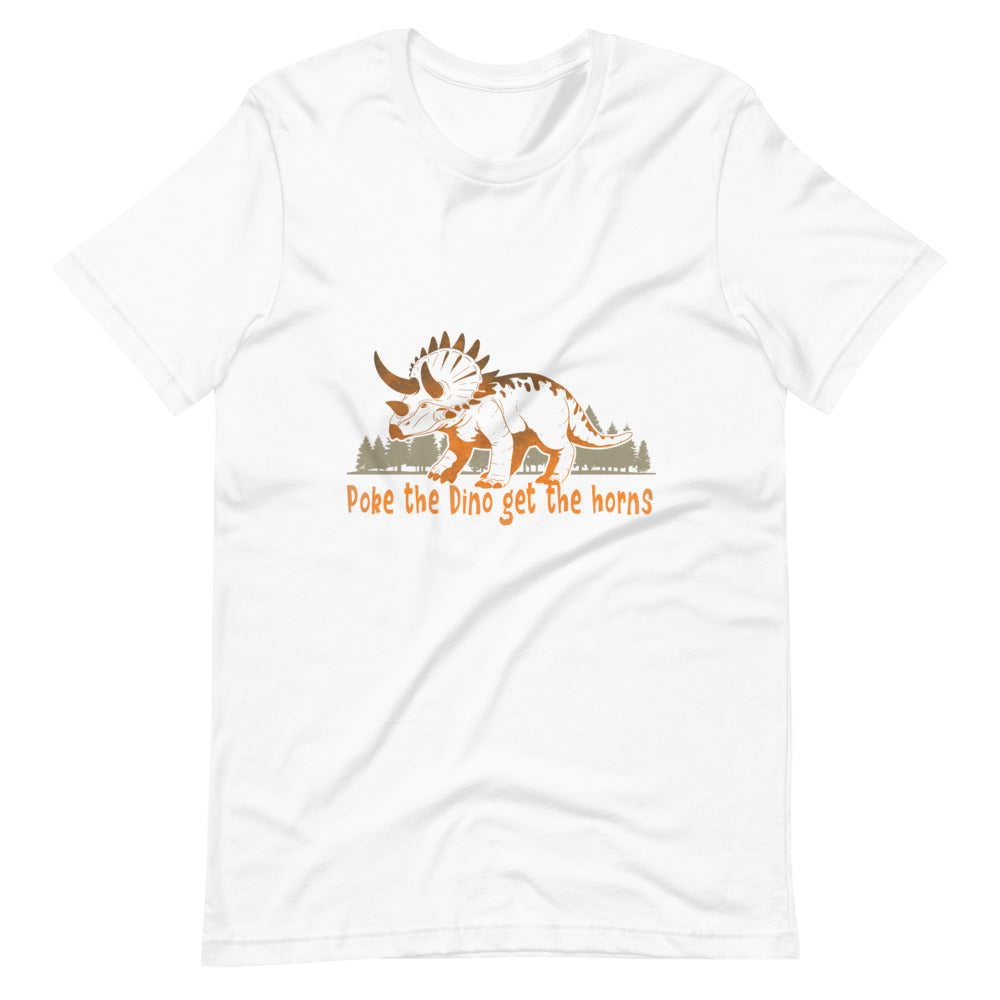 Poke the Dino (Adult) Short-sleeve unisex t-shirt