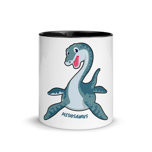Plesiosaurus Mug with Color Inside