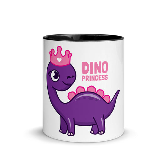 Dino Princess Mug with Color Inside