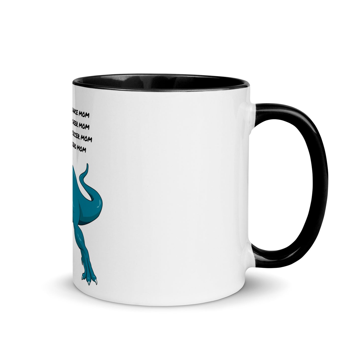 Dino Mom Mug with Color Inside
