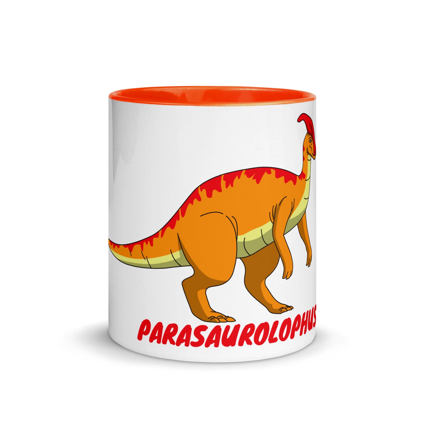 Parasaurolophus Mug with Color Inside