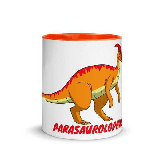 Parasaurolophus Mug with Color Inside