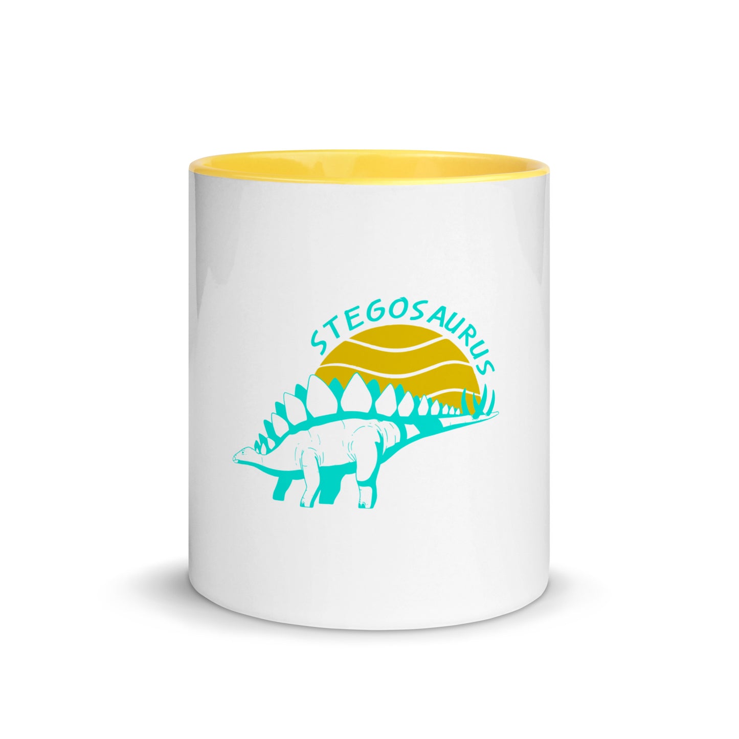 Stegosaurus Mug with Color Inside