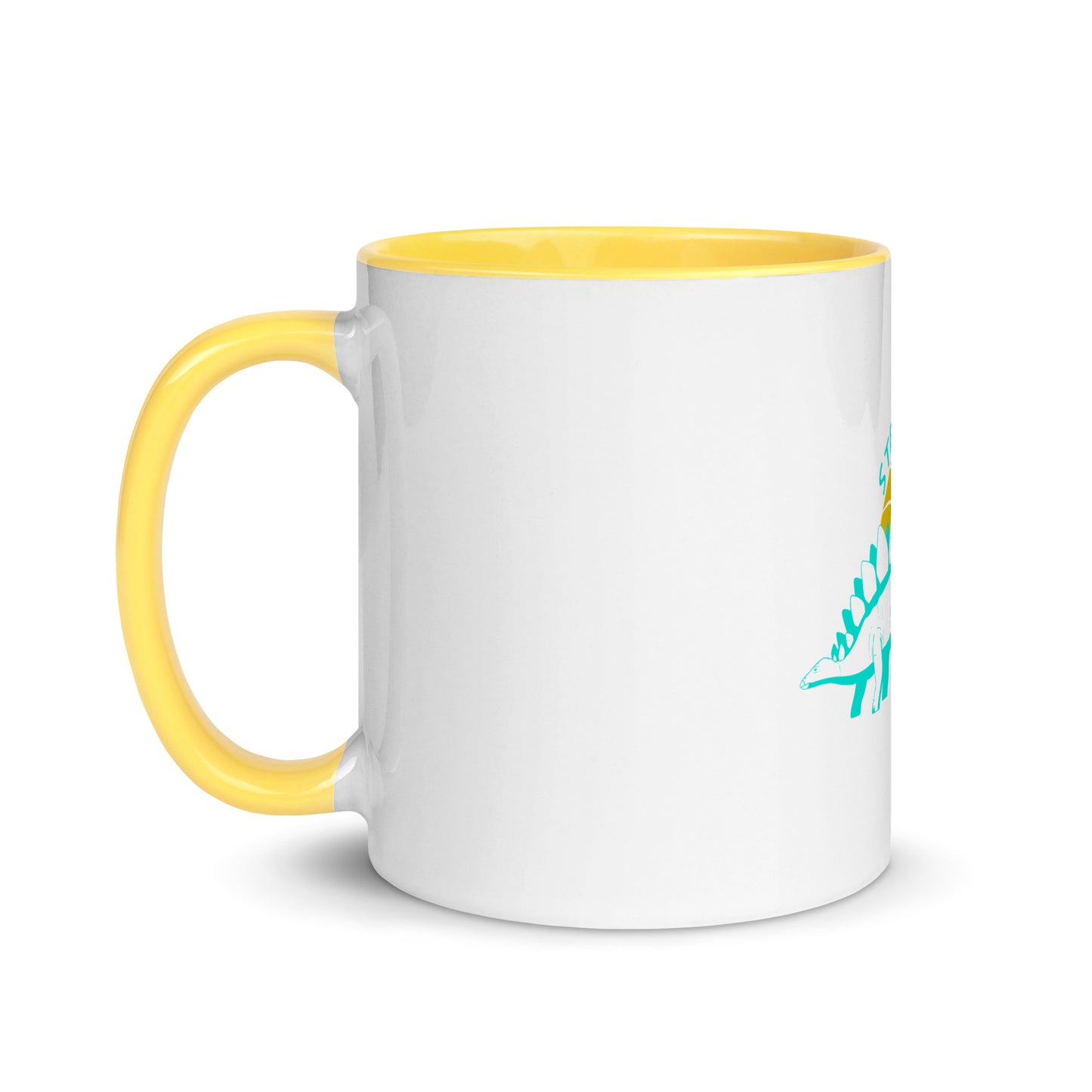Stegosaurus Mug with Color Inside
