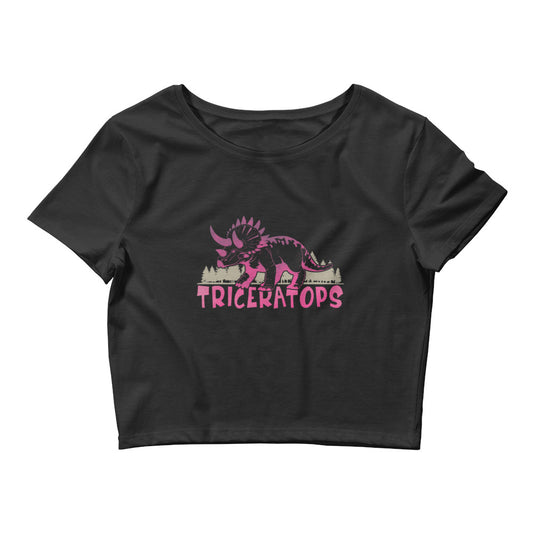 Triceratops Women’s Crop Tee