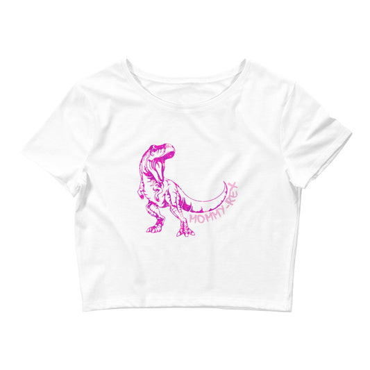 Mommy Rex Women’s Crop Tee