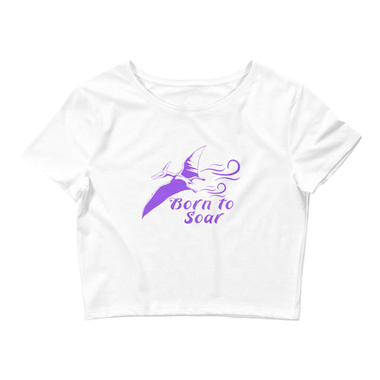 Born to Soar Pterodactyl Women’s Crop Tee