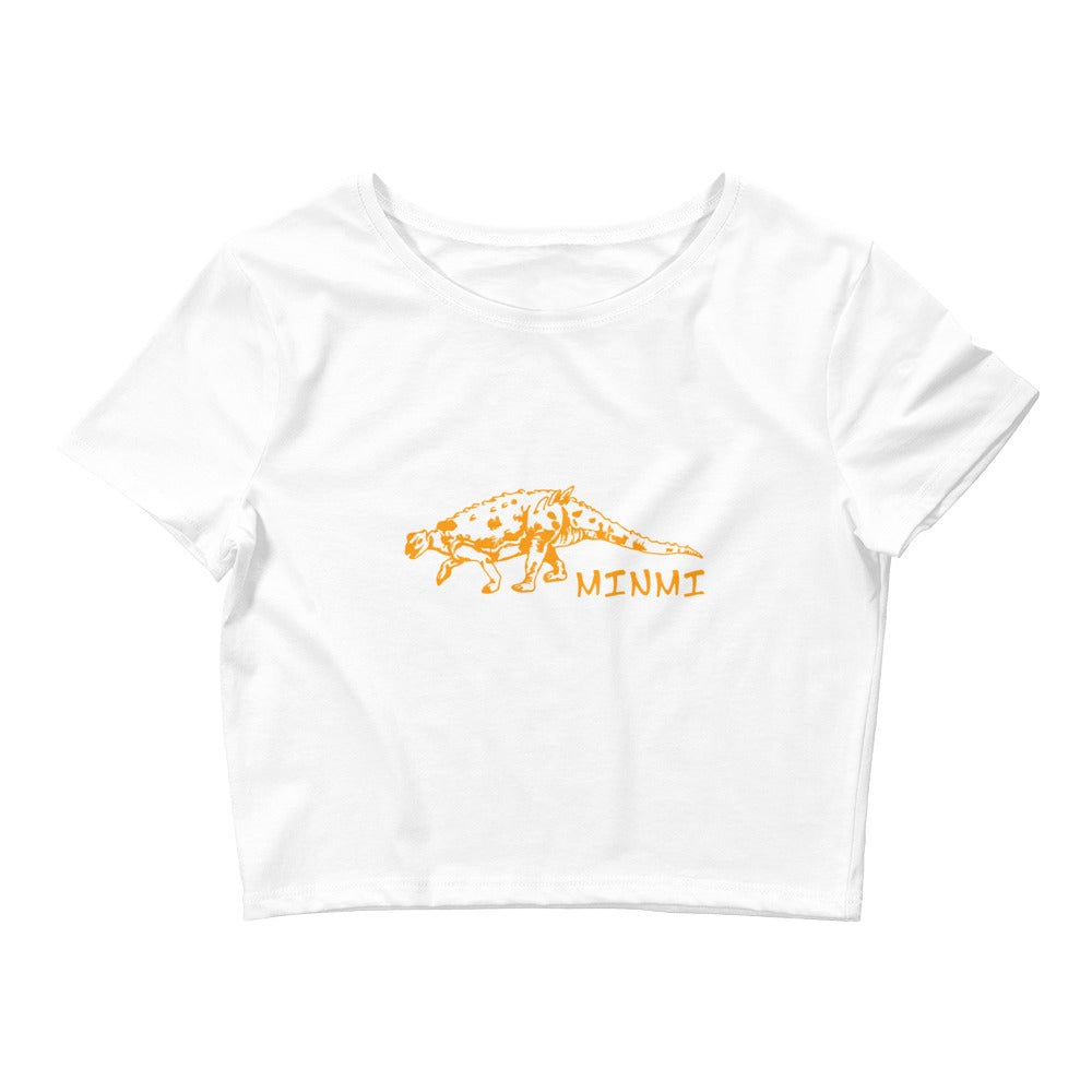 Minmi Dinosaur Women’s Crop Tee