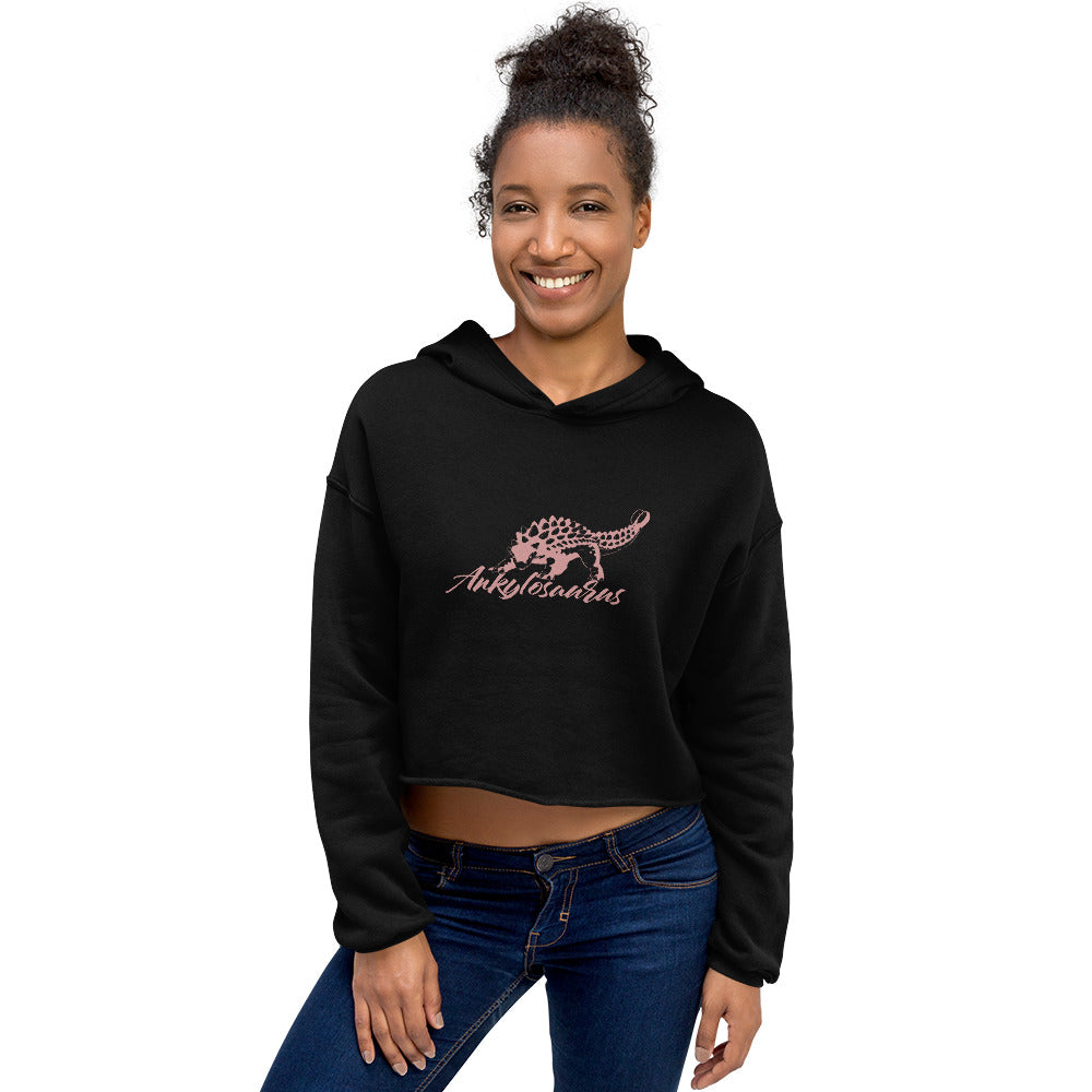 Women's Dinosaur Crop Hoodie