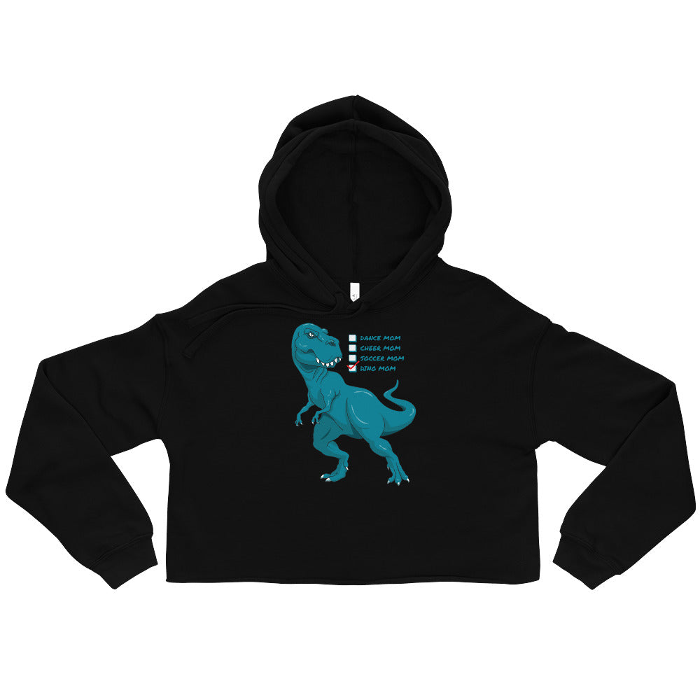 Dino Mom Crop Hoodie