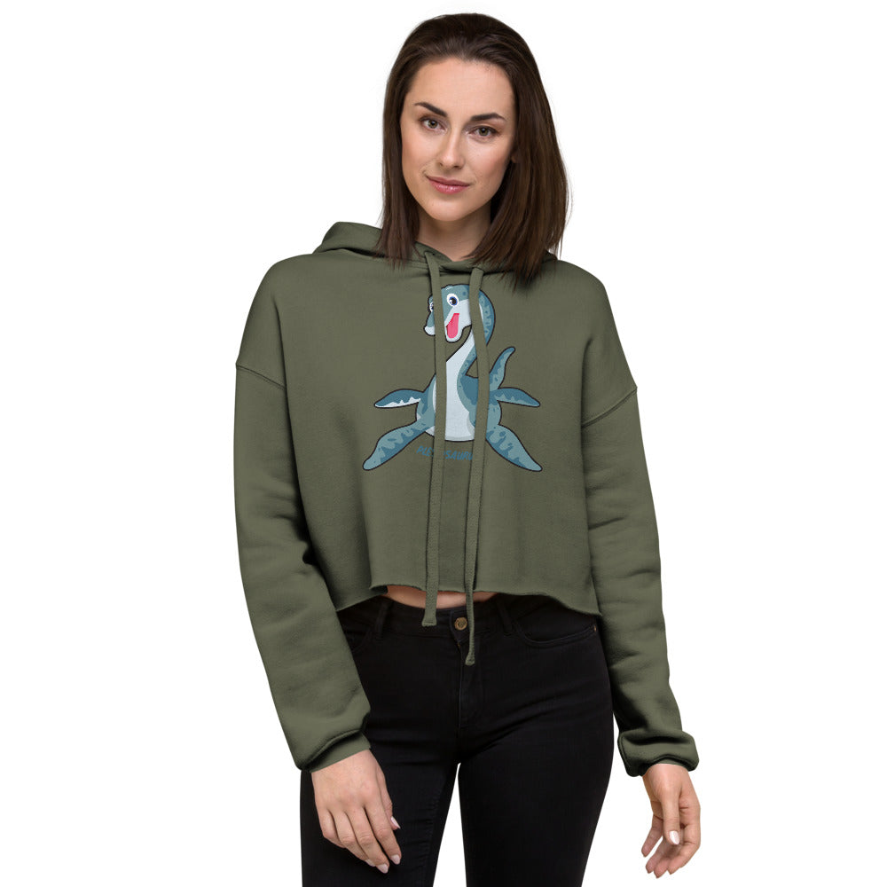 Dinosaur Crop Hoodie