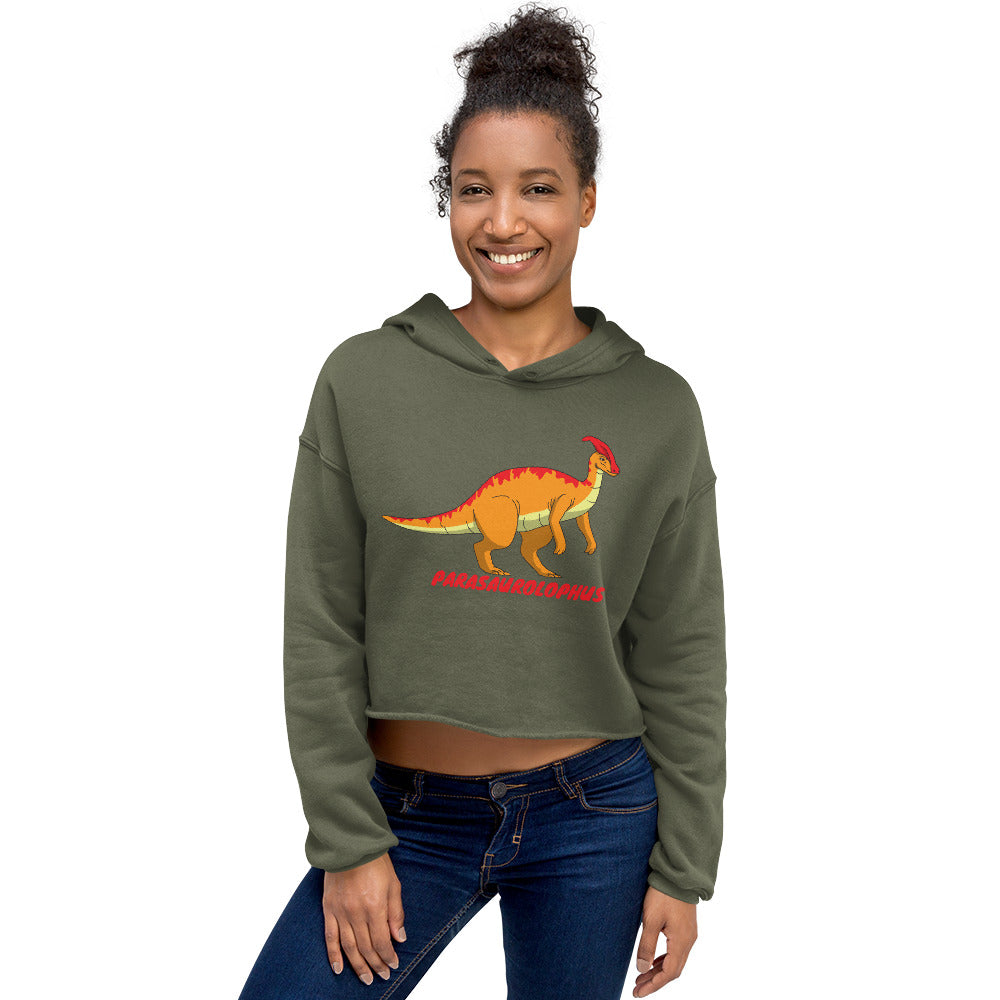 Parasaurolophus Crop Hoodie