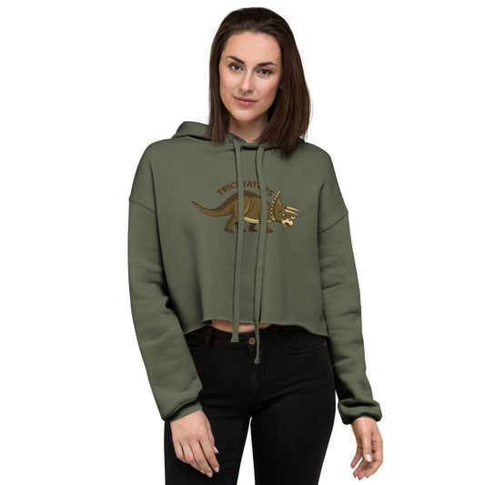 Triceratops Crop Hoodie