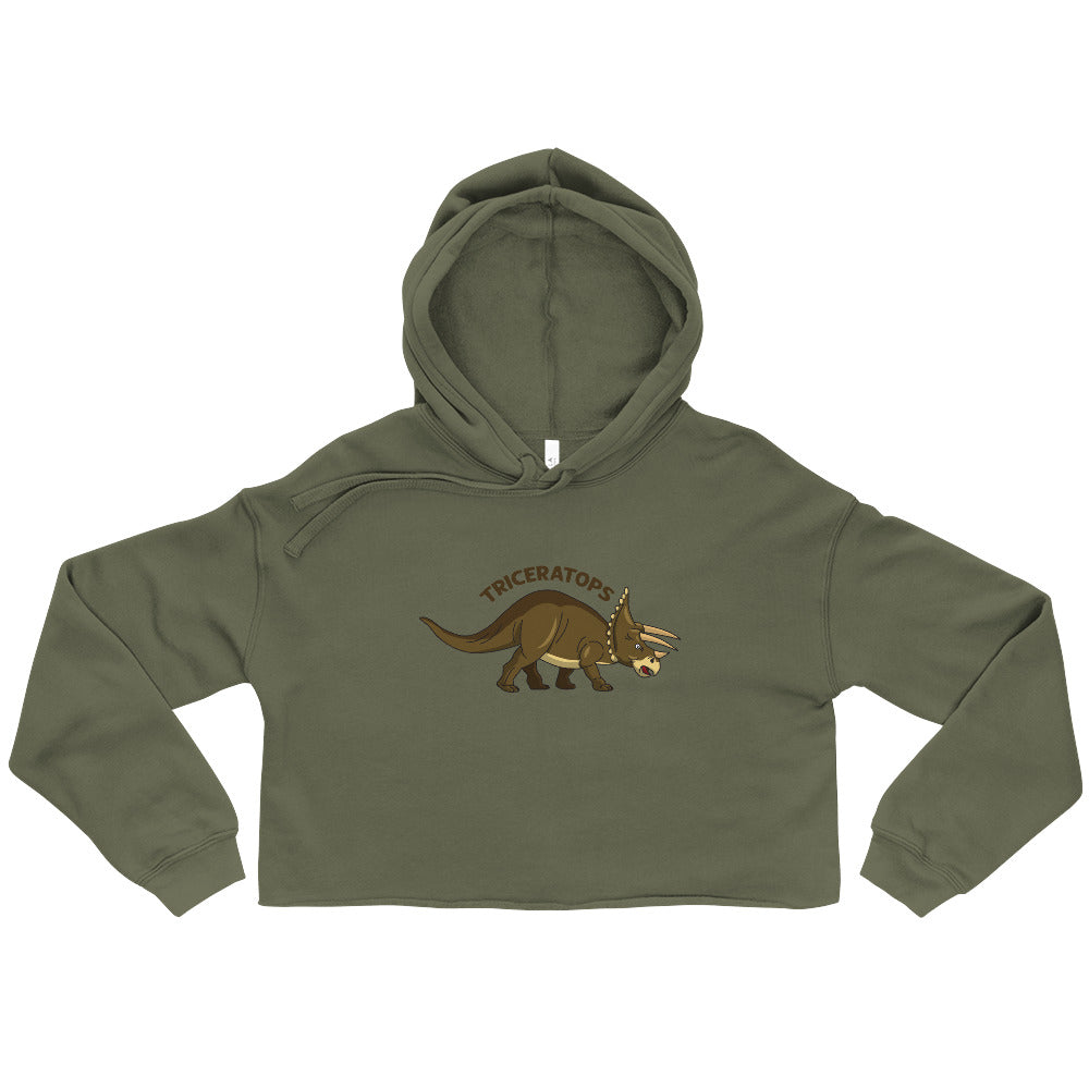 Triceratops Crop Hoodie