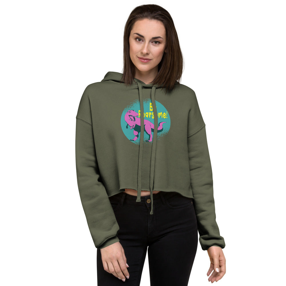 Be Roarsome Crop Hoodie