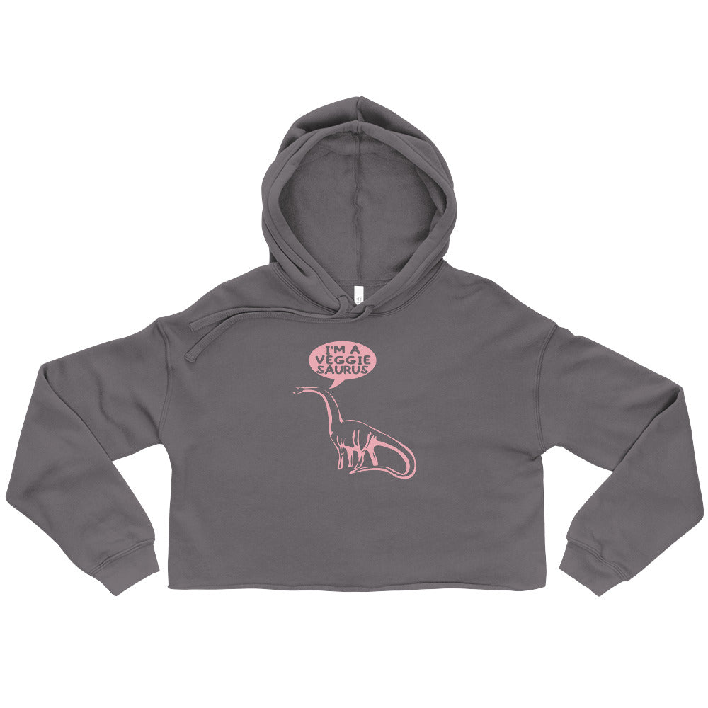 Veggie-Saurus Crop Hoodie