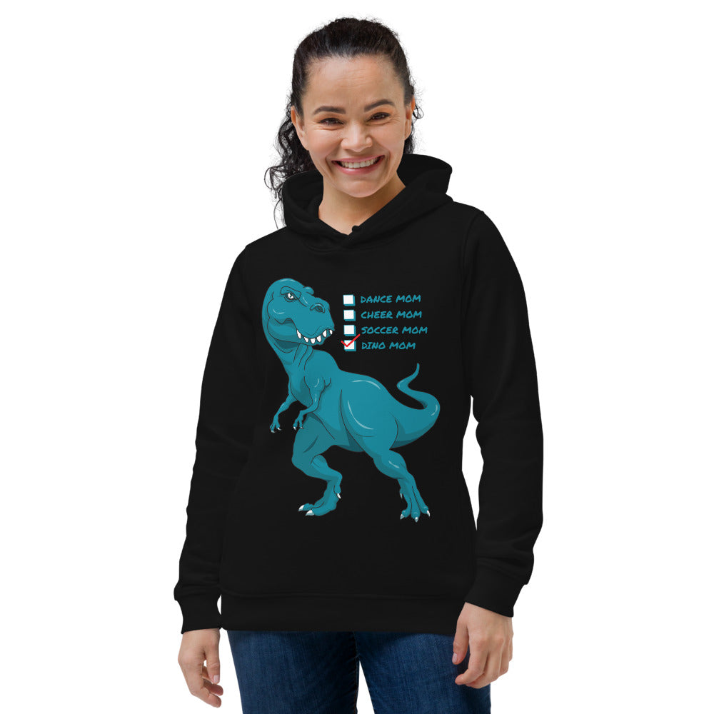 Dino Mom eco fitted hoodie