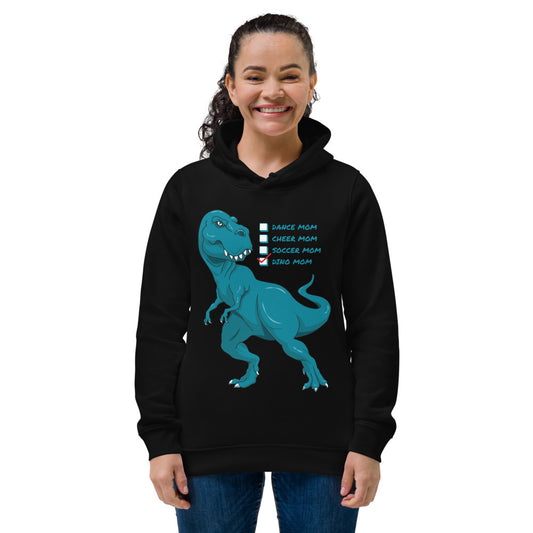 Dino Mom eco fitted hoodie