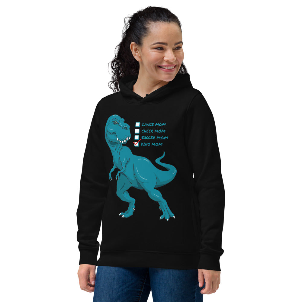 Dino Mom eco fitted hoodie