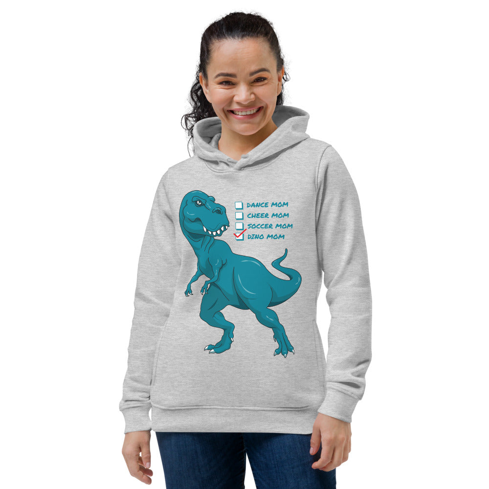 Dino Mom eco fitted hoodie