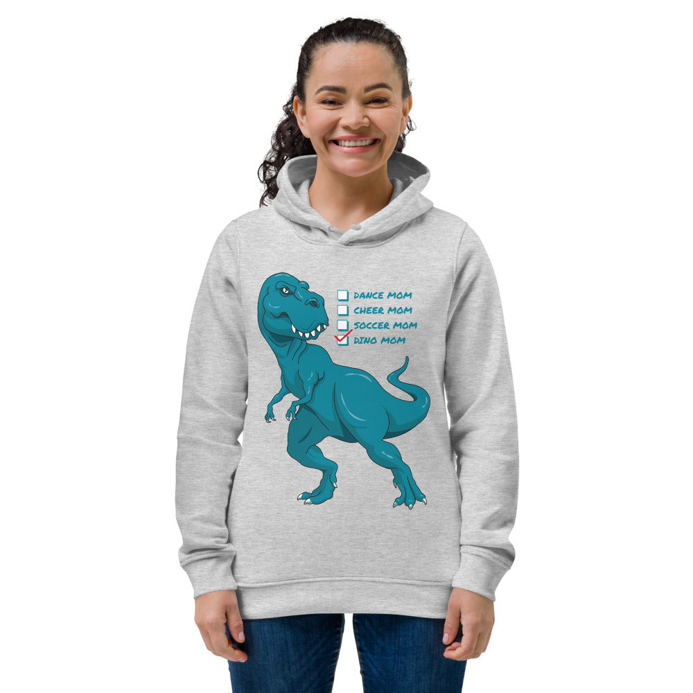 Dino Mom eco fitted hoodie