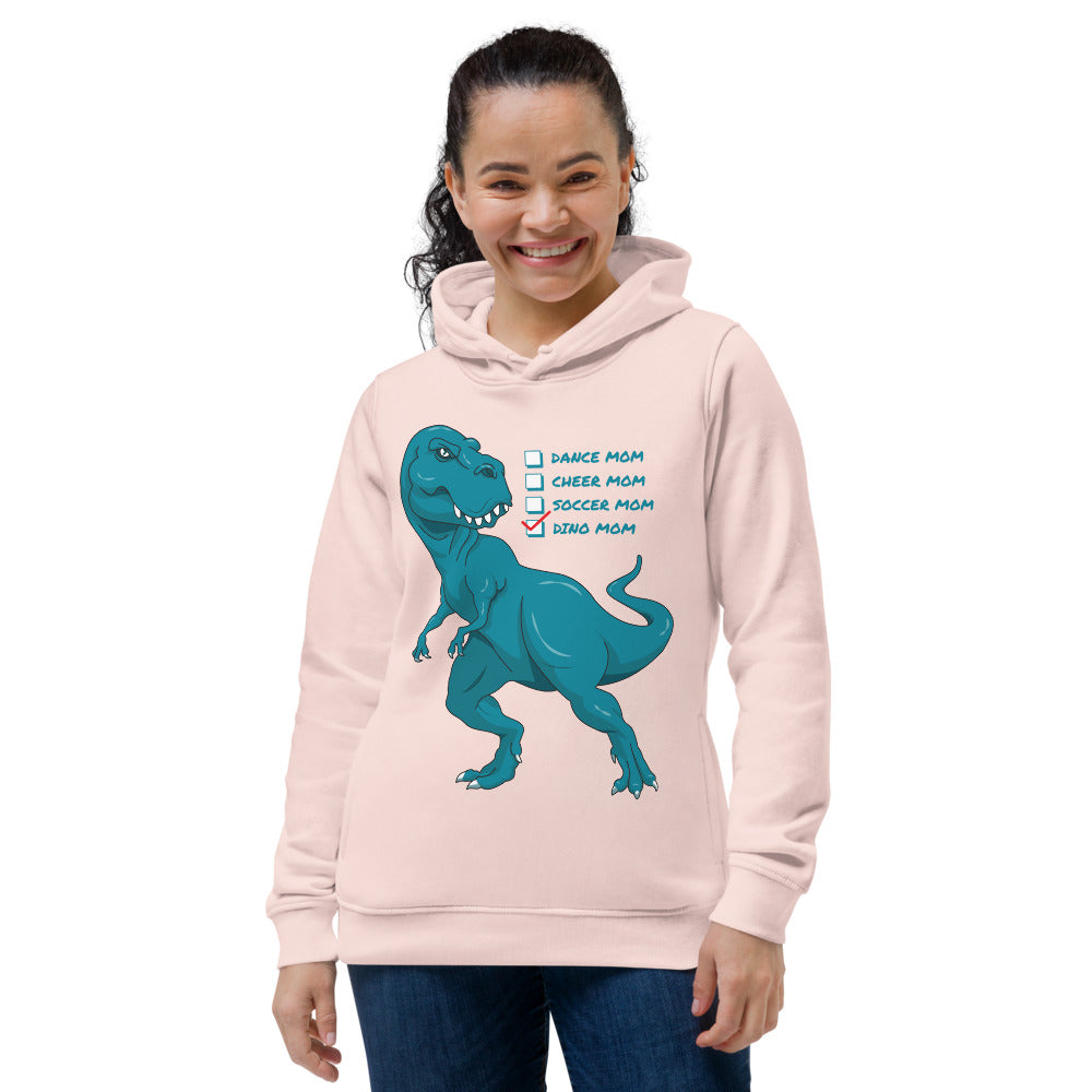 Dino Mom eco fitted hoodie