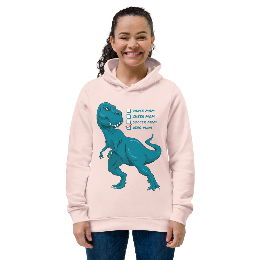 Dino Mom eco fitted hoodie
