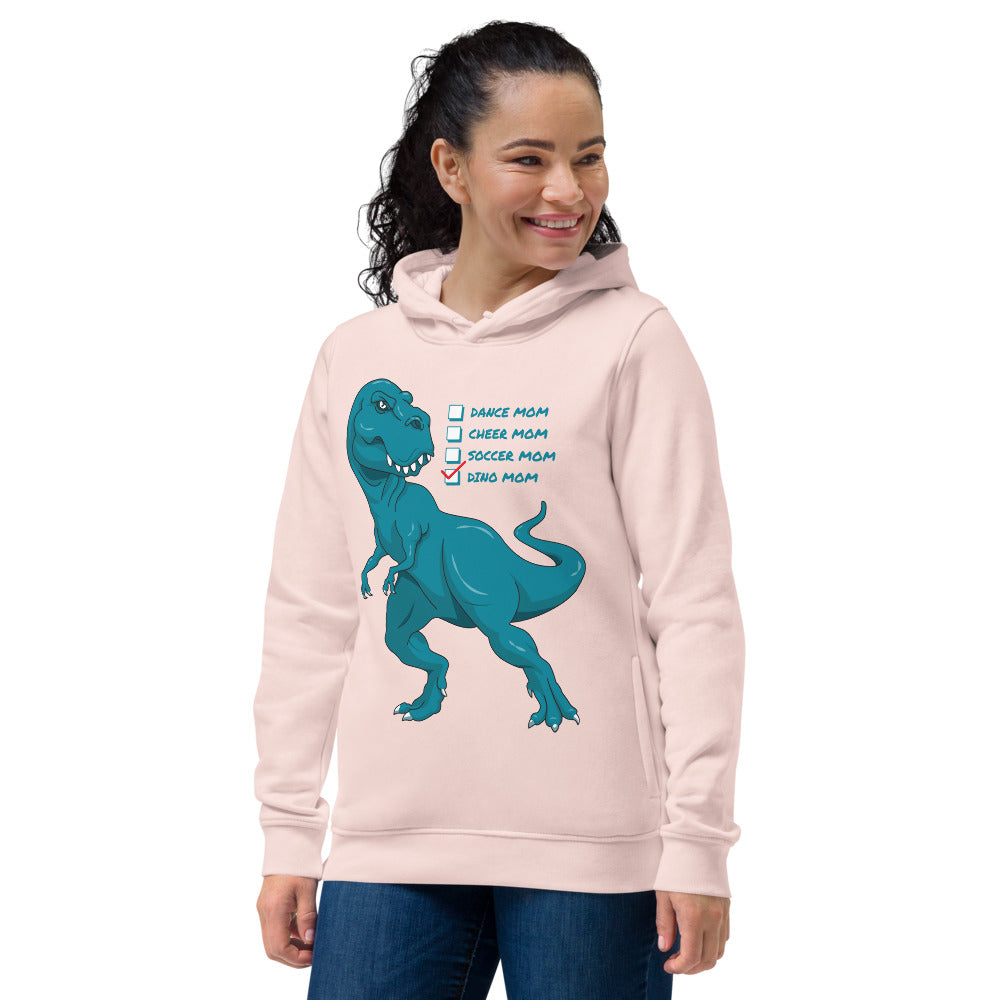 Dino Mom eco fitted hoodie