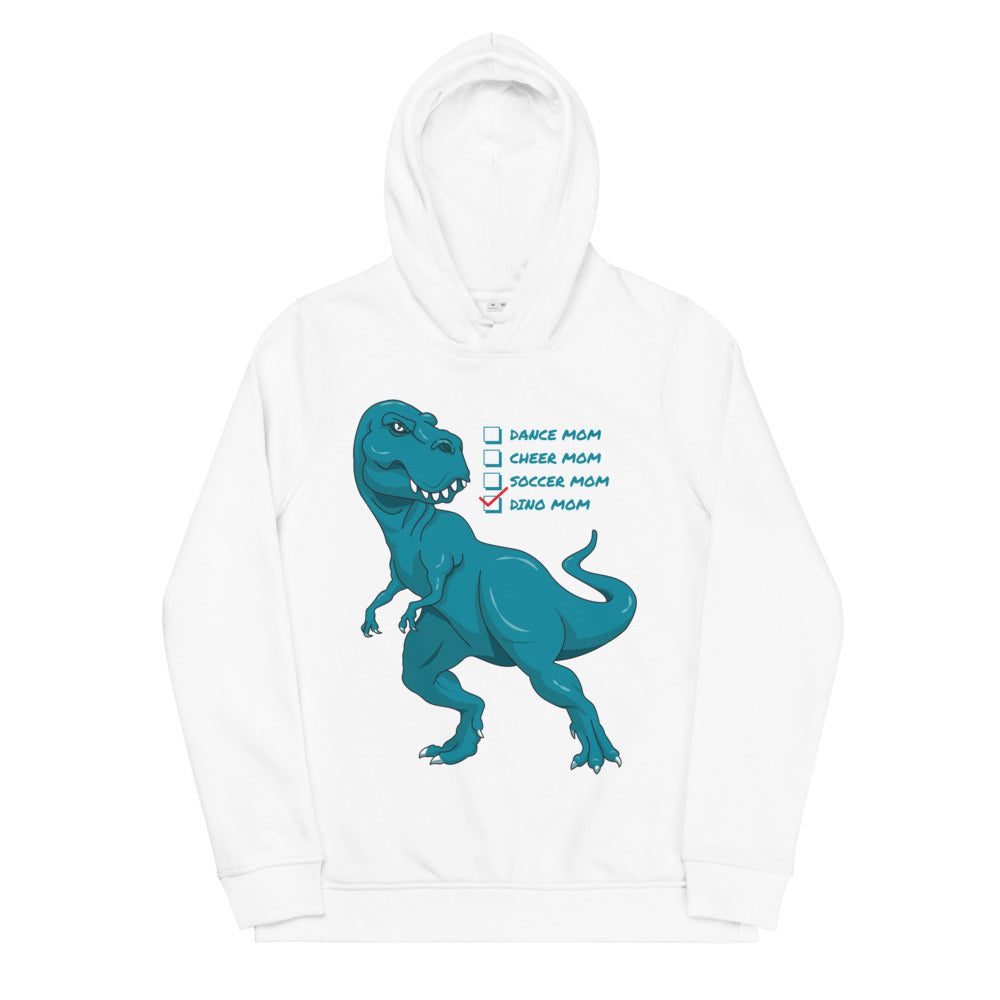 Dino Mom eco fitted hoodie