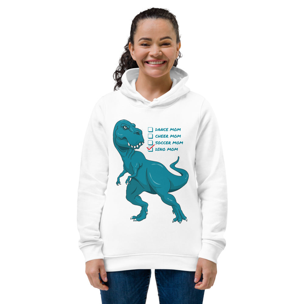 Dino Mom eco fitted hoodie