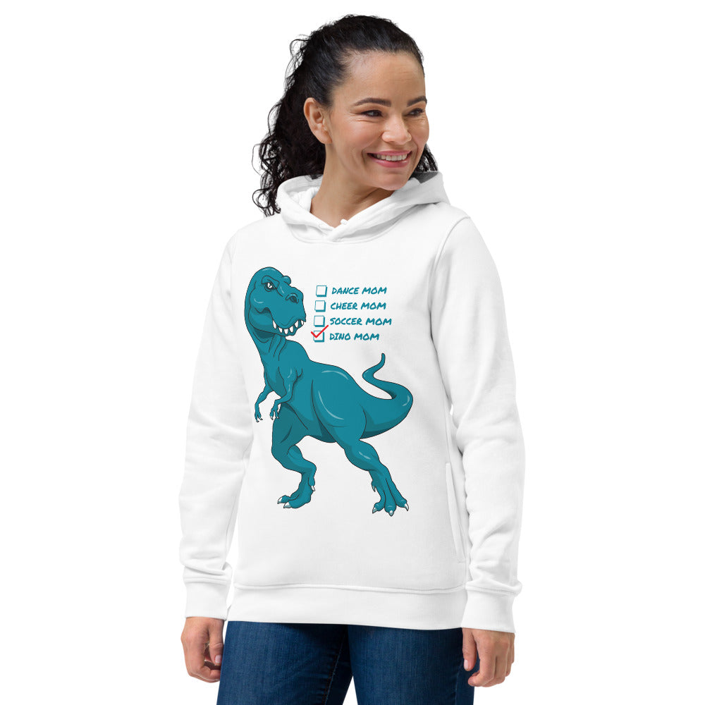 Dino Mom eco fitted hoodie