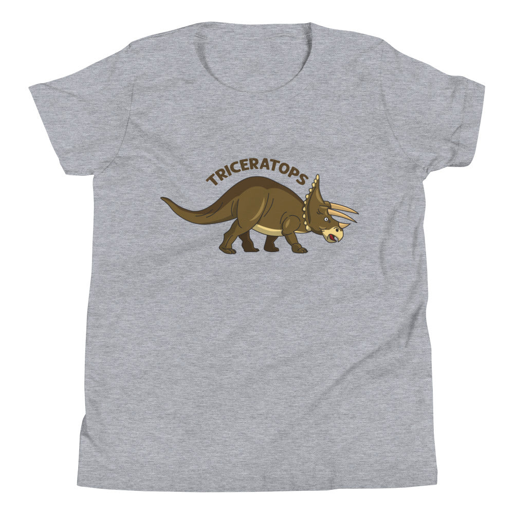 kids - Triceratops dinosaur Short Sleeve T-Shirt