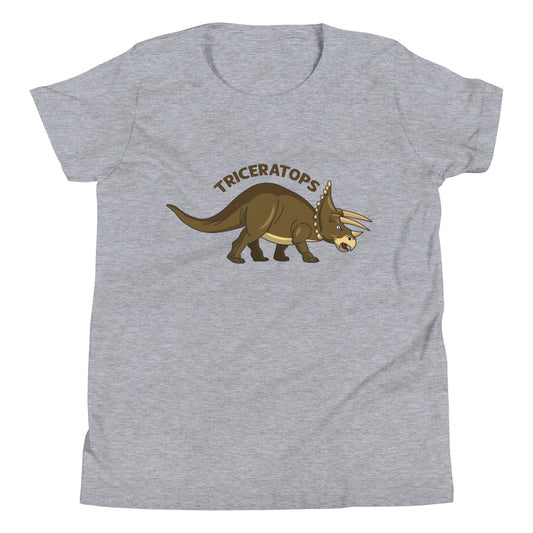 kids - Triceratops dinosaur Short Sleeve T-Shirt