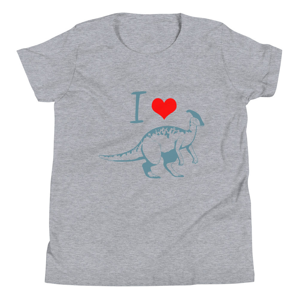 Kids - Parasaurolophus Dinosaur Short Sleeve T-Shirt