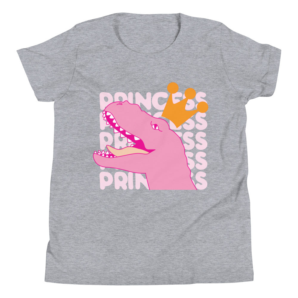 kids - Pink Princess Dinosaur  T-Shirt