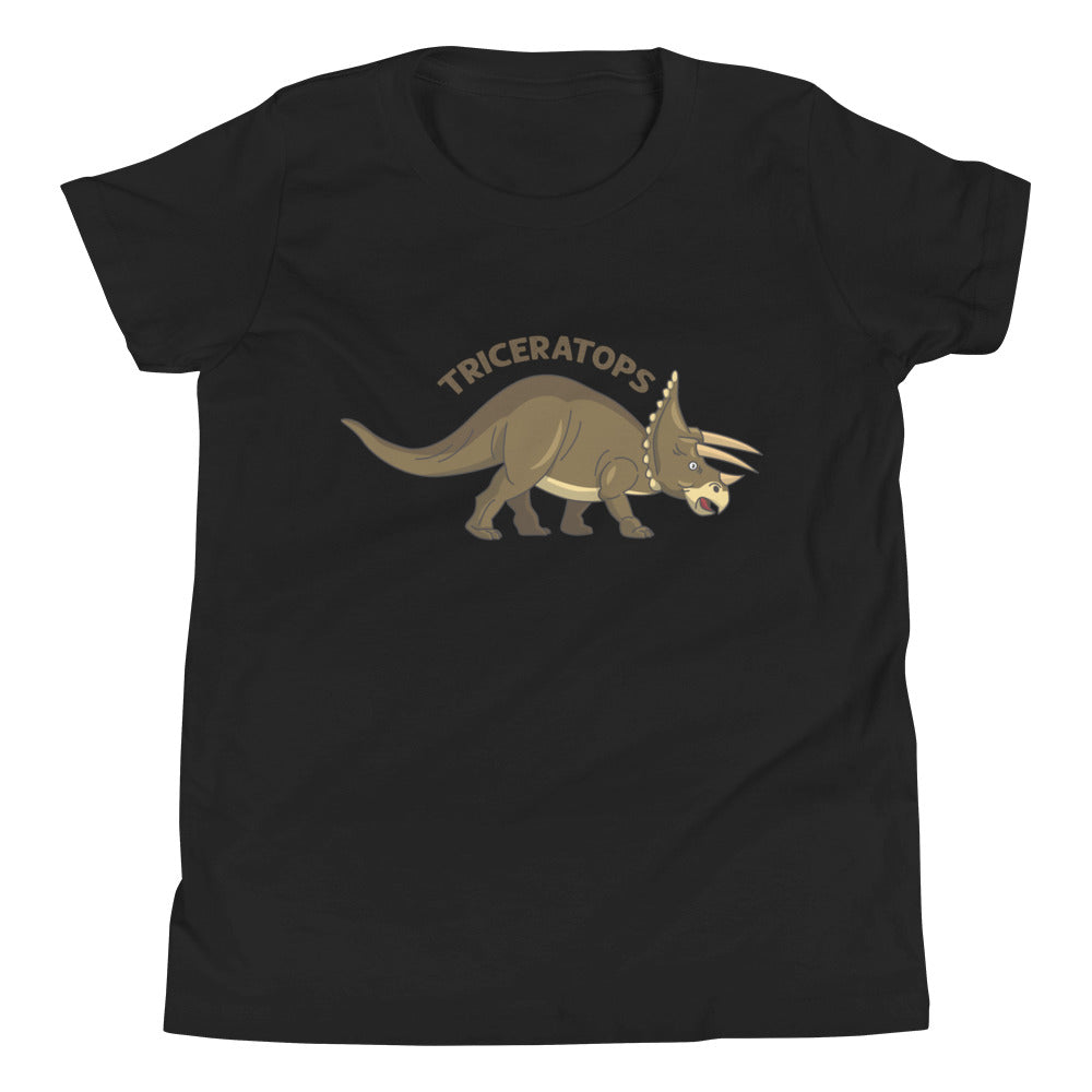 kids - Triceratops dinosaur Short Sleeve T-Shirt