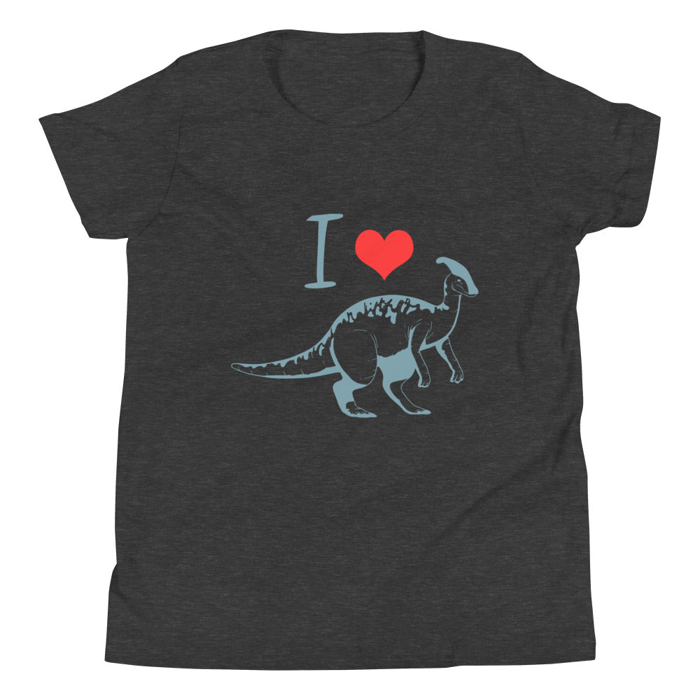 Kids - Parasaurolophus Dinosaur Short Sleeve T-Shirt