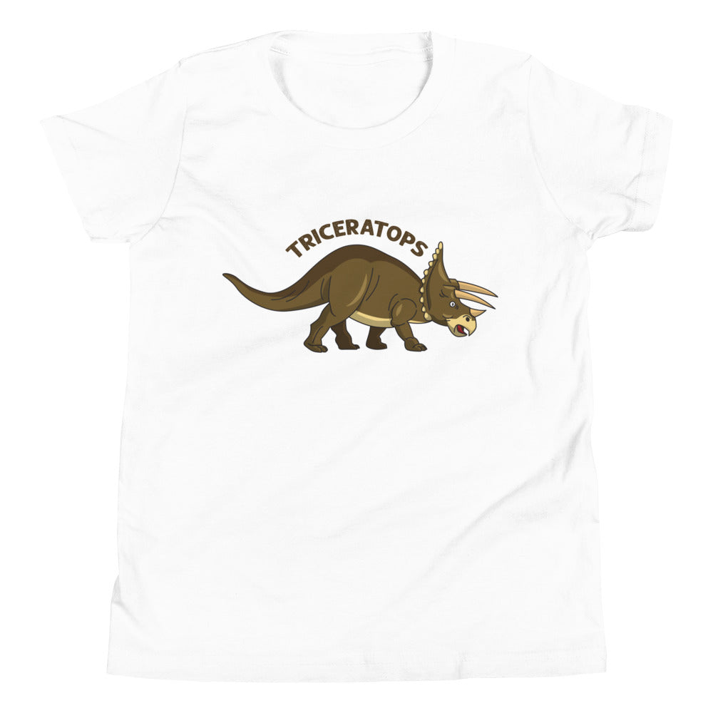 kids - Triceratops dinosaur Short Sleeve T-Shirt