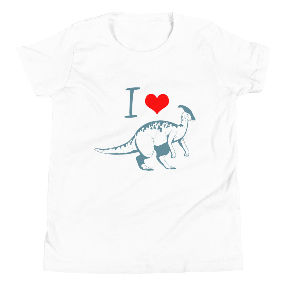 Kids - Parasaurolophus Dinosaur Short Sleeve T-Shirt