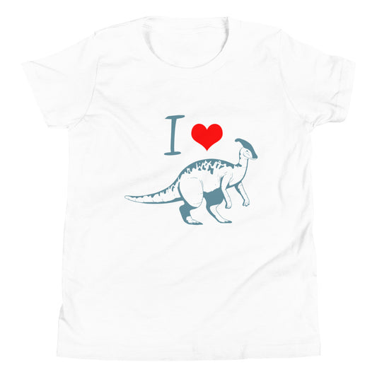 Kids - Parasaurolophus Dinosaur Short Sleeve T-Shirt